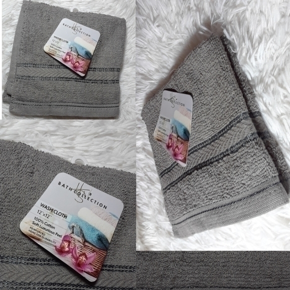 🛍HS Bath Collection Wash Cloth - Picture 1 of 3